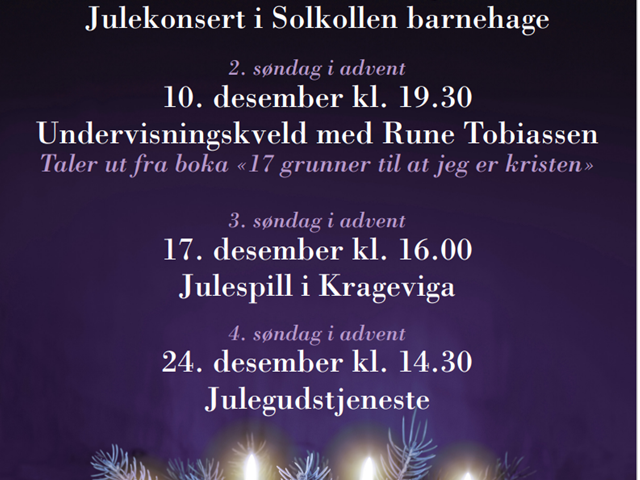 Advent i Flekkerøy misjonskirke